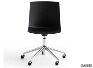 JUBEL 5R - Swivel height-adjustable trestle-based office chair _ GABER