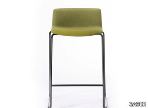 JUBEL BST 66/77 - Sled base high upholstered stool _ GABER