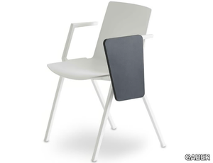 JUBEL IVBT - Stackable training chair with writing tablet _ GABER