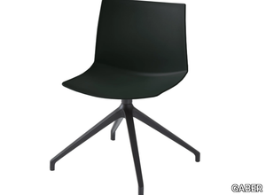 KANVAS 2 U - Swivel trestle-based technopolymer office chair _ GABER