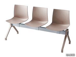 KANVAS PG - Freestanding technopolymer beam seating _ GABER