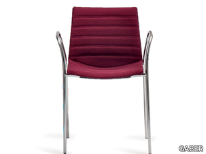 KANVAS TB FULL - Upholstered chair with armrests _ GABER