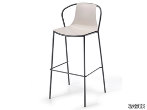 KASIA - High technopolymer stool with back _ GABER