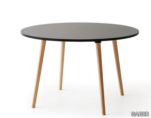 LOGIN - Round laminate table _ GABER