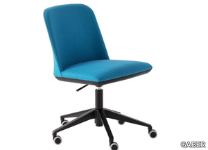 MANAA SLIM 05R - Height-adjustable upholstered office chair with castors _ GABER