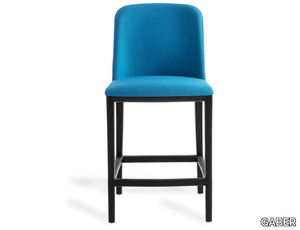 MANAA SLIM 69/79 - High stool with footrest _ GABER