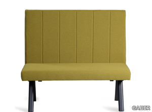 SOCIAL-IZE - Upholstered bench high-back _ GABER