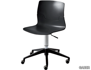 SLOT FILL 05R - Swivel height-adjustable office chair with castors _ GABER