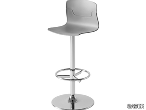 SLOT FILL AFV - Swivel technopolymer stool with back _ GABER