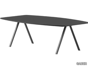 SURFY HUB 2027 - Oval laminate table _ GABER