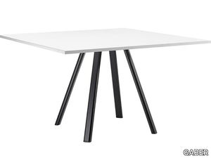 SURFY HUB 2027 - Square laminate table _ GABER