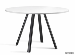 SURFY HUB 2027 - Round laminate table _ GABER