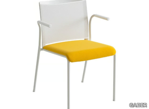 TECKEL B - Mesh chair with armrests _ GABER