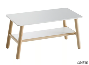 WOODY - Low rectangular coffee table _ GABER