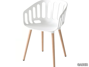 BASKET CHAIR BL - Chair with armrests _ GABER