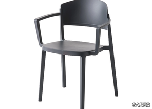 ABUELA B - Technopolymer chair with armrests _ GABER