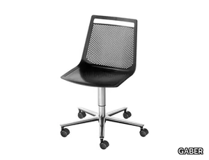 AKAMI T5R - Swivel chair with castors _ GABER