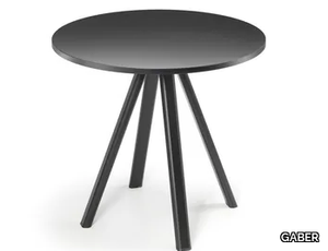 NORMAN - Round laminate table _ GABER