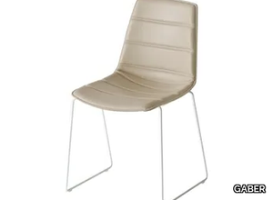 ALHAMBRA IST - Sled base upholstered chair _ GABER