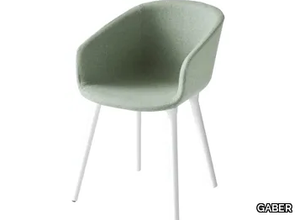 BASKET CHAIR IBP - Upholstered chair with armrests _ GABER