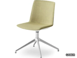 JUBEL IL - Trestle-based upholstered office chair _ GABER