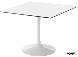 SATURNO - Square aluminium table _ GABER