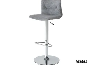 SLOT IAV - Swivel upholstered stool height-adjustable _ GABER