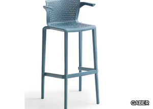 SPYKER STOOL B - High technopolymer stool with armrests _ GABER