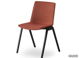 JUBEL IIV - Upholstered stackable chair _ GABER