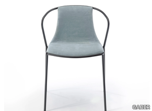 KASIA UPH - Fabric chair with integrated cushion _ GABER