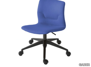 SLOT 05R - Swivel height-adjustable upholstered office chair _ GABER