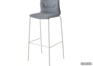 SLOT 68/78 I - High upholstered stool with back _ GABER