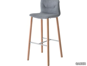 SLOT 68/78 IBL - High upholstered stool with back _ GABER