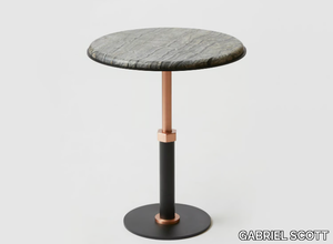 PEDESTAL - Round marble coffee table _ GABRIEL SCOTT