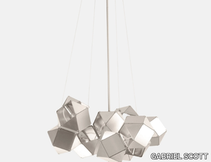 WELLES STEEL CENTRAL - LED dimmable metal pendant lamp _ GABRIEL SCOTT