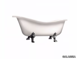 ETHOS - Freestanding fiberglass bathtub on legs _ GALASSIA