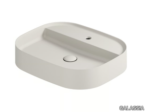 SMART B 7401 - Countertop rectangular ceramic washbasin _ GALASSIA