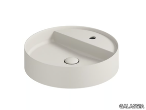 SMART B 7404 - Countertop round ceramic washbasin _ GALASSIA