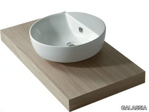 EDEN - Countertop round ceramic washbasin _ GALASSIA