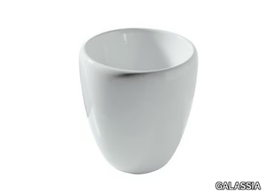 ERGO - 40 CM - Countertop ceramic washbasin _ GALASSIA