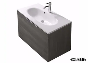 ERGO - 7161 - Wall-mounted vanity unit with drawers _ GALASSIA