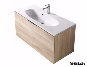 ERGO - 7160 - Wall-mounted vanity unit with drawers _ GALASSIA