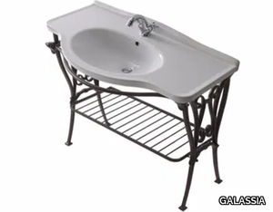 ETHOS 110 - Aluminium console sink _ GALASSIA