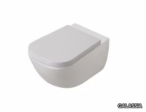 PLUS DESIGN - Wall-hung ceramic toilet _ GALASSIA