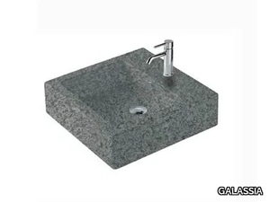 MATERIA 48 - Square slate washbasin _ GALASSIA