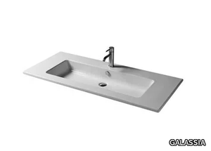 MEG11 2047 - Rectangular ceramic washbasin _ GALASSIA