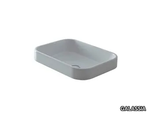 MEG11 5417 - Rectangular ceramic washbasin _ GALASSIA