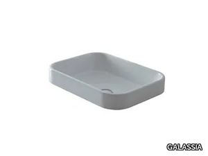 MEG11 5453 - Inset rectangular ceramic washbasin _ GALASSIA