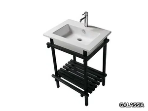 EDEN - 7235 - Oak console sink _ GALASSIA