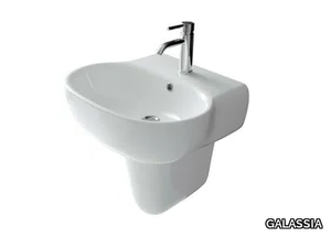 ERGO - 55 CM - Wall-mounted ceramic washbasin _ GALASSIA